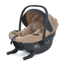Детское автокресло El Camino i-Lock ME 1210 Praline бежевое Isofix с регулируемым подголовником